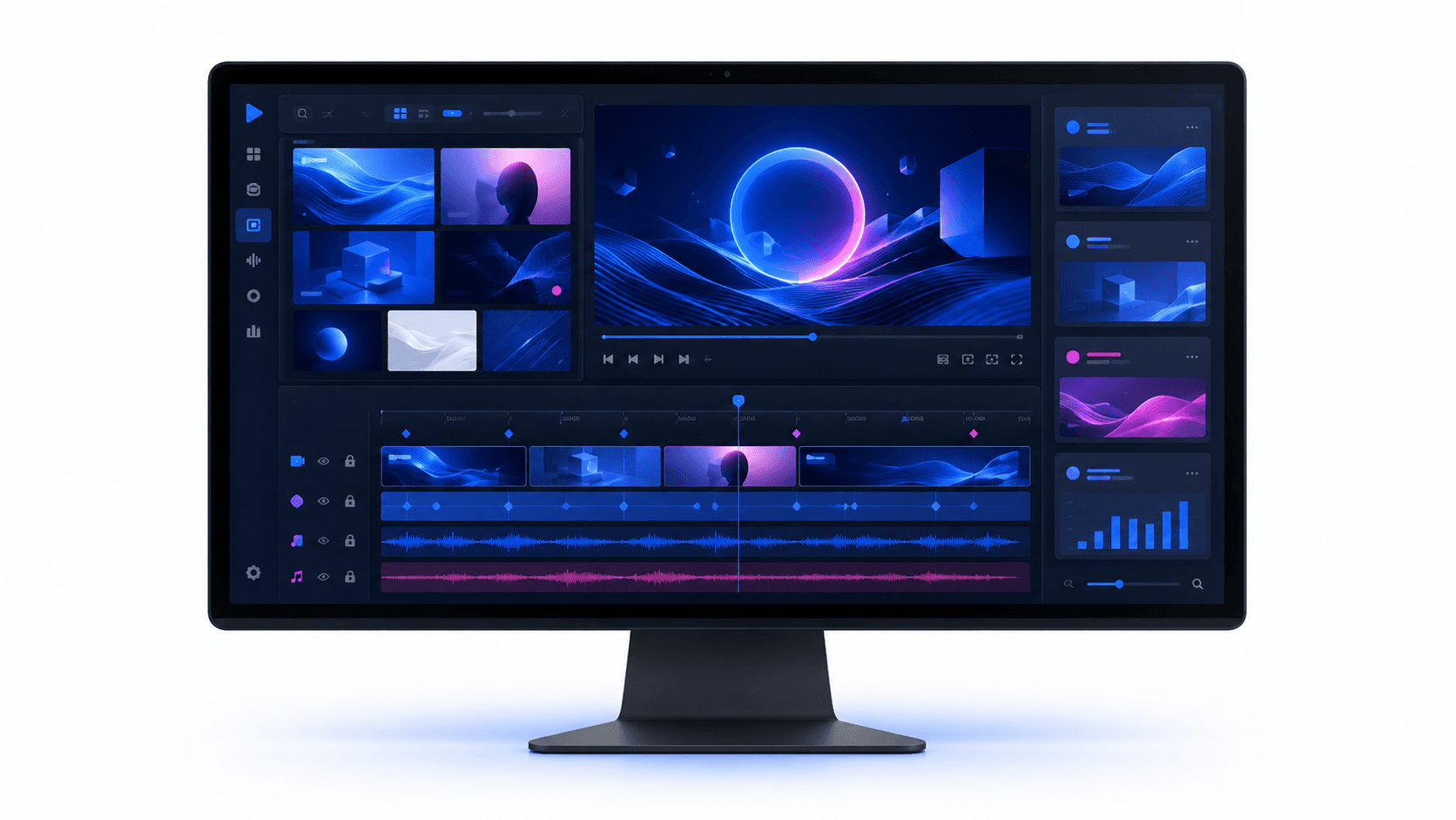 Cinqode Ads Video Editing project dashboard preview