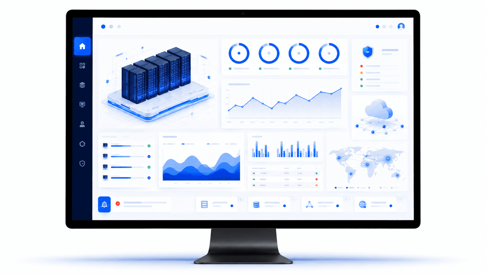 Cinqode Windows Server Management project dashboard preview